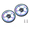 Colorful Two, variant on Sagargo 60mm Alloy Wheels for Folding Bike Cnc Bearing Small Wheels Black Two