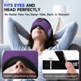 thumbnail image 3 of Auriculares antifaz para dormir TOPOINT Bluetooth Wireless 5.4, 3 of 7