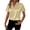 Khaki, variant on Satin Tops for Women Business Office Silk Short Sleeve Casual Dressy Blouse Work Shirts Womens Clothes