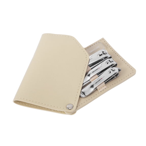 Unique Bargains 4pcs Exquisite Stainless Steel Nail Clippers Set Silver Tone