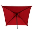 thumbnail image 6 of Mainstays 5' Square Red Patio Umbrella, Push-Up Function, 6 of 7
