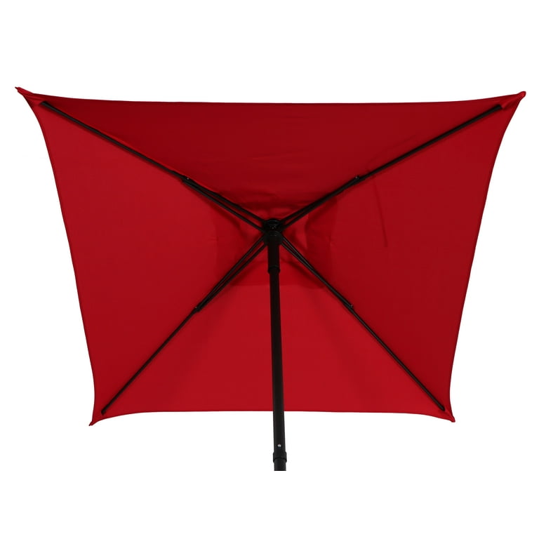 7 x 10 patio umbrella Season's Sentry 7x10 Rectangle Market Umbrella
