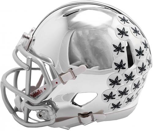 Ohio State Buckeyes Chrome Riddell Speed Mini Helmet - New Flash Alternate