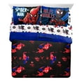 thumbnail image 2 of Marvel Spiderman Blue 7 Piece Full Bed Set w/ Sham, 100% Microfiber, 2 of 7