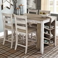 thumbnail image 2 of Signature Design by Ashley Casual Skempton Counter Height Dining Table  White/Light Brown, 2 of 7