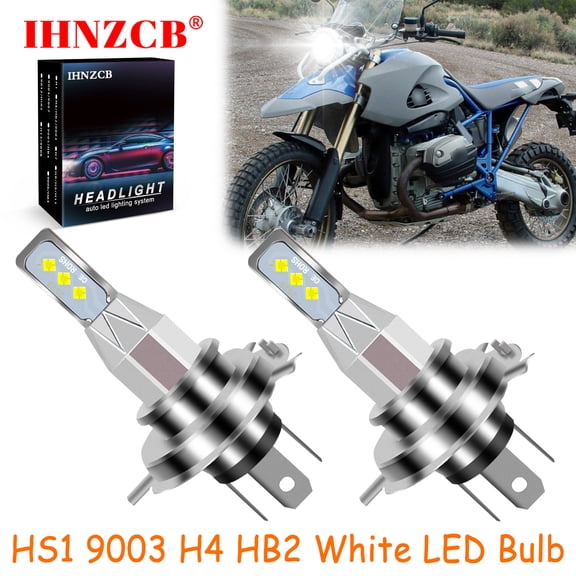 IHNZCB for BMW HP2 Enduro 2006-2008 2X HS1 9003 H4 HB2 LED Headlights Bulb 55W White LXB,Motorcycle Light,Y07