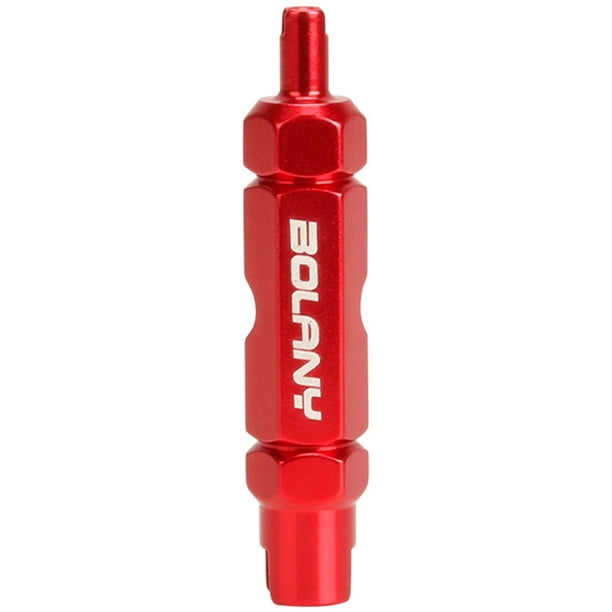 Herramienta de extracción de núcleo de válvula de bicicleta Herramientas de rojo Sharpla Llave de núcleo de válvula