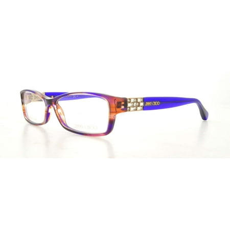 choo jimmy violet gold eyeglasses 53mm