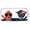 Driving Dogs, variant on Auto Car Jumbo Sunshade Foldable Windshield Sun Shade Visor Clean Design (59"x33") for Heat Block Wind Shield Screen UV Rays Full Protection, Trucks SUVs Vans