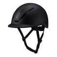 thumbnail image 1 of Casco ecuestre, casco de ciclismo, ajustable, para hombre y mujer, gorra de equitación, equipo para caballos Negro brillante, 1 of 8