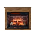 thumbnail image 2 of 28 inch Electric Fireplace Heater Mantel With Removable Caster Wheel, 2 of 7