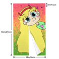 thumbnail image 4 of Cortina para puerta de Star Vs The Forces Of Evil, cortina opaca con estampado de patrón, cortina divisoria para habitación, tapiz para decoración del hogar, 34" de ancho x 56" de largo, 4 of 7