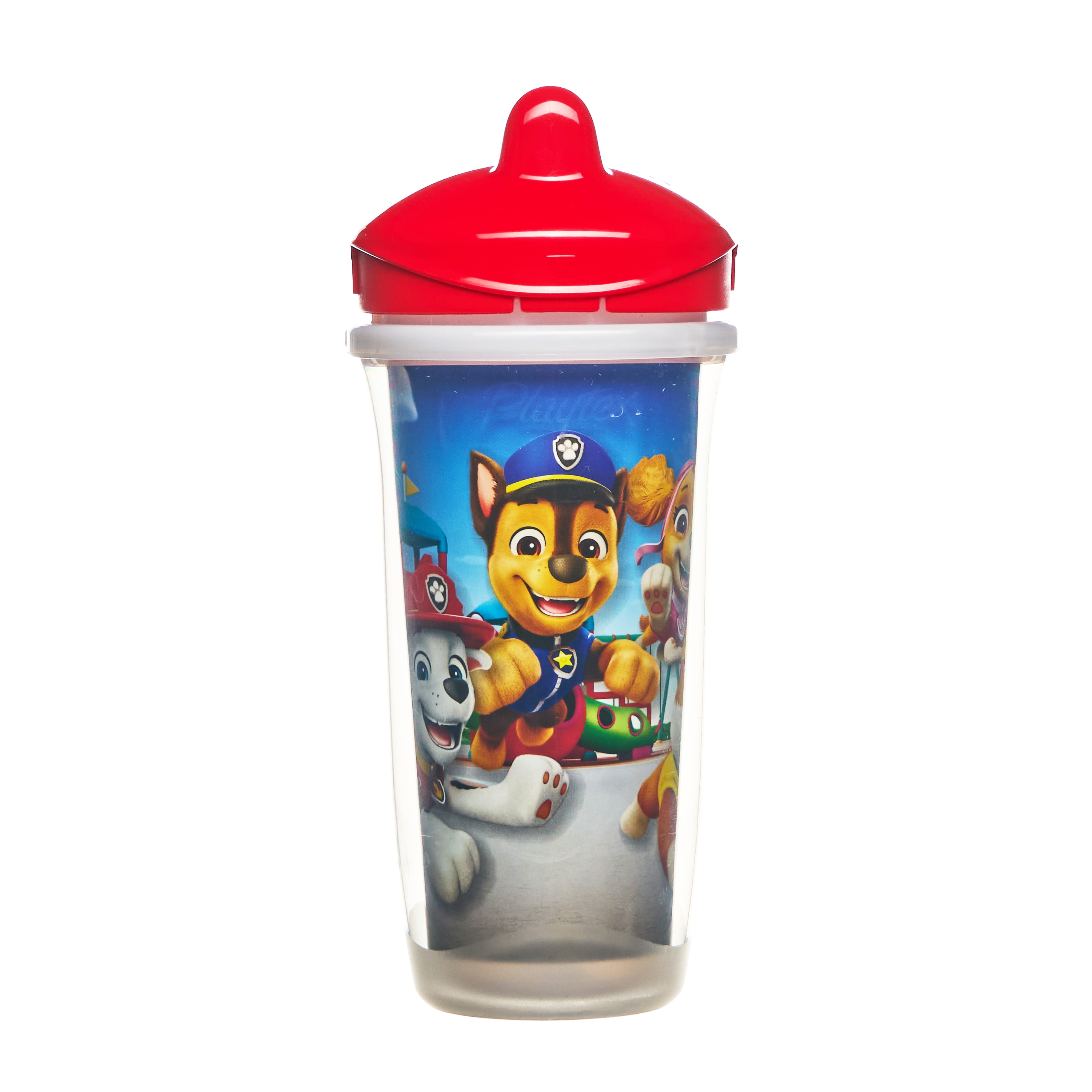 Playtex Sipsters Stage 3 Paw Patrol, Boys Insulated Spout Sippy Cups, Blue, 9 oz, 2 Pack
