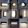 thumbnail image 1 of Lámpara de pared para exteriores, impermeable, para hotel, jardín, patio, led, inducción, villa, simple, moderna, para balcón, 1 of 5