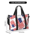 thumbnail image 2 of Travel Duffle Bag USA Flag Print cool Travel Tote Bags Carry on Luggage Waterproof Weekender Bags with Top Handle Adjustable Shoulde Strap for Travel Gym, 2 of 5