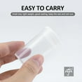 thumbnail image 4 of 12 PCS Clear Film Canisters with Lids, Film Canister Rocket Tube for Science Art Project, Empty Small Film Cans Sewing Storage Case Containers for Supplement Bead Fish Hook, 4 of 4
