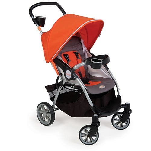 lightweight stroller orange