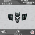 thumbnail image 2 of Kalair GFX Graphics Kit for Yamaha Blaster YFS200 Rift Series, 2 of 5