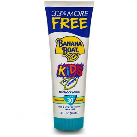 Energizer Banana Boat Kids Tear Free Sunblock Lotion, 8 oz