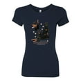 thumbnail image 2 of If It's Not a Doberman It's Just a Dog Gift | Womens Dog Lover Slim Fit Junior Tee, Navy, Small, 2 of 3