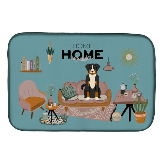 Appenzeller Sennenhund Sweet Home Dish Drying Mat