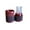 Black/Red, variant on Eye Drop Vials Holder  Storage Case - Securely Store Seven (7) Single-Use Vials - Screw-On Lid, Knurled Pattern - Keep Vials Safe  Organized to Keep Track of Your Daily Usage