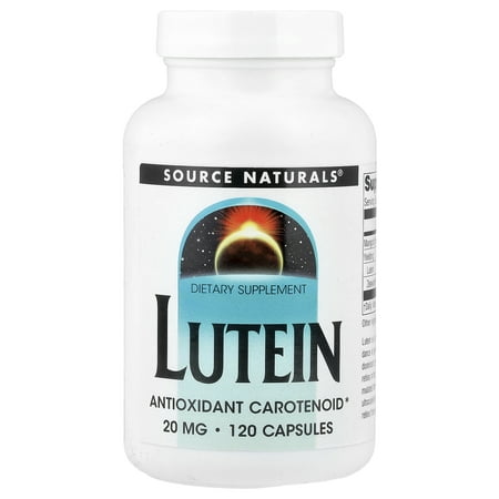Source Naturals Lutein, 20 mg, 120 Capsules