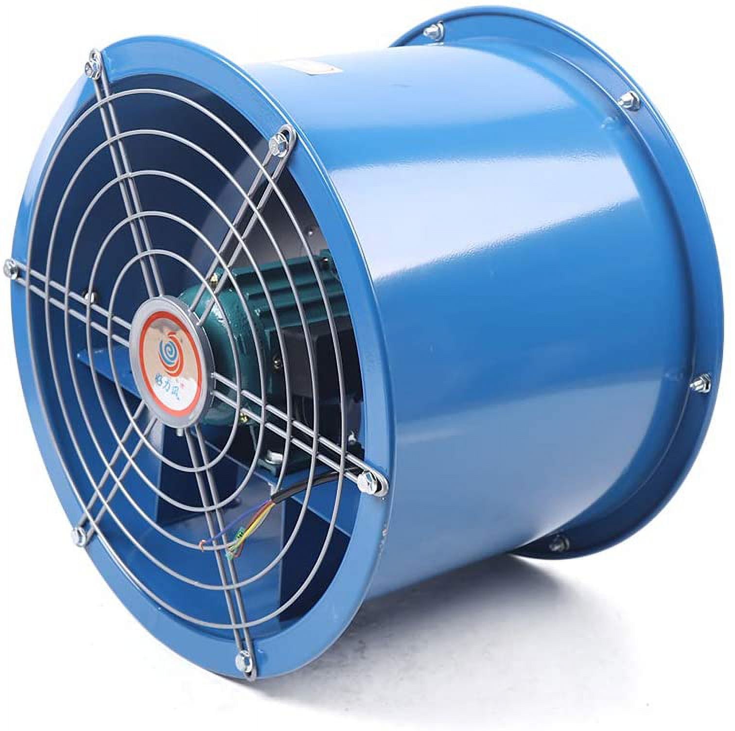 DENEST 16 inch Axial Fan Cylinder Pipe Spray Booth Paint Fumes Exhaust Fan Silent 110V