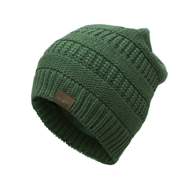 Beautifully Warm Winter Hat Satin Lined Natural Hair Forest