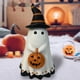 thumbnail image 1 of Figura de calabaza fantasma, escultura de Halloween, figura espeluznante de resina, adorno de utilería, decoración del hogar para estantería, alféizar Macarena Figuras de Halloween, 1 of 8