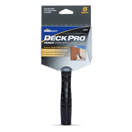 HomeRight Deck Pro Flex Stain Applicator Pad 5” Inch C800963 Stain Pad, Stain Tool, Deck Stain, Fence Stain