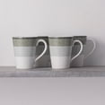 thumbnail image 2 of Noritake Colorscapes Layers Sage Set of 4 Mugs, 2 of 7