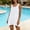 White, variant on jtjvou Womens Swimsuit Cover Up Summer Sleeveless Solid T Shirt Beach Dress Tank Bikini Coverups White XL