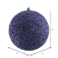 thumbnail image 7 of Vickerman 6" Lilac Beaded Ball Ornament, 4 per Bag, 7 of 7