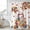White, variant on Thanksgiving Truck Shower Curtain, Waterproof Shower Curtains for Bathroom, Autumn Maple Leaf Harvest Pumpkin Washable Fabric Bathtub Curtain Set Bath Decor with 12 Hooks Extra Long 72"x96"