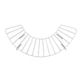 thumbnail image 2 of DOLITY Roasting Rack Stainless Steel Roasting Stand Barbecue L L, 2 of 8