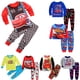 thumbnail image 2 of Conjuntos de ropa de dormir para niños y niñas, pijamas de algodón con dibujos animados McQueen, 95 coches, primavera y otoño, 2 of 6