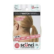 Scunci Color Match Multi-Strand Spandex Ponytailer Blends Perfectly with Blonde Hair