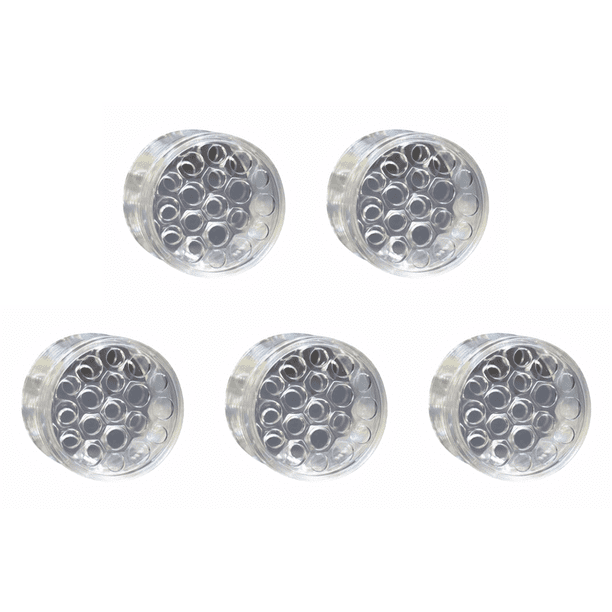 Soporte Tallo en Espiral Arreglo Floral Ramo Plástico para Jarrones (L Transparente) 1 Ud.