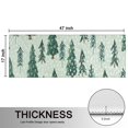 thumbnail image 5 of Kitchen Rugs Sets Of 2,Light Green Christmas Tree and Snow Pattern Anti Fatigue Kitchen Mat Rugs Non Slip Washable,Decorative Kitchen Floor Mats for Kitchen,Sink,Laundry,17"X47", 5 of 5