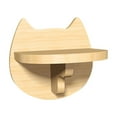 thumbnail image 4 of Estante de escalada para gatos, muebles para gatos, perchas de madera montadas en la pared, estantes para gatos, estante duradero para gatos para, 4 of 8