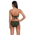 thumbnail image 2 of Lauren Ralph Lauren Women's Solid Hipster Swim Bottom Swimsuit (14, Olive), 2 of 2