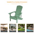 thumbnail image 5 of ACEGOSES 4 Pcs Adirondack Chair Weather Resistant for Patio Garden, Backyard,Porches and Indoors,Green, 5 of 5