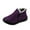 Purple, variant on Couples Men and Women's Winter Flat-Soled Water-Proof Plush Warm Short Snow Boots 37-45