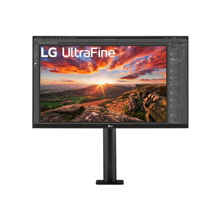 LG UltraFine 27BN88U-B 27u0022 4K UHD LCD Monitor - 16:9 - Textured Black, Textured Black