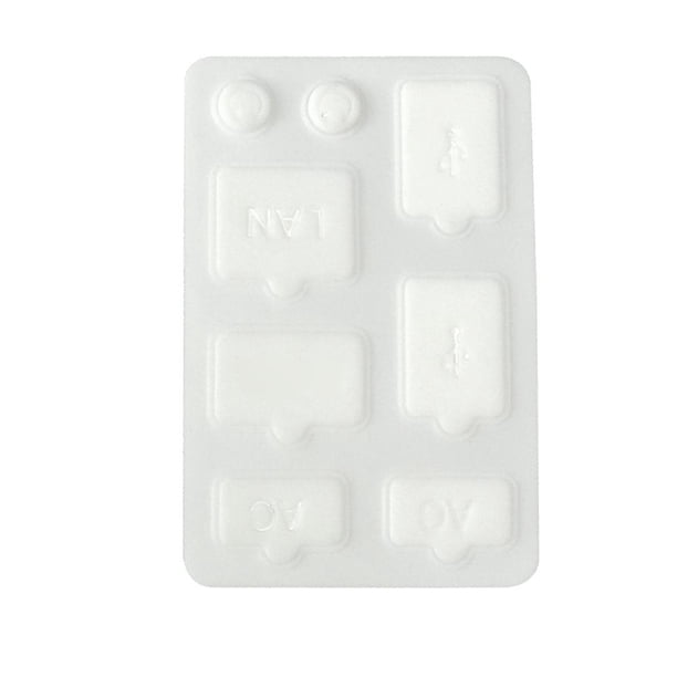 Juego de tapones de malla de 8 piezas, cubierta antipolvo para interruptor NS/interruptor OLED (blanco)