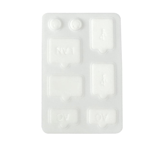 Juego de tapones de malla antipolvo Anti-Cubierta para NS Switch/Switch OLED White 8pcs