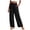 A50-Black, variant on Hessimy Women's Casual Lantern Tapered Harem Pants Loose Fit Style Flax Ankle Trousers Summer Baggy Slacks with Pocket Red L