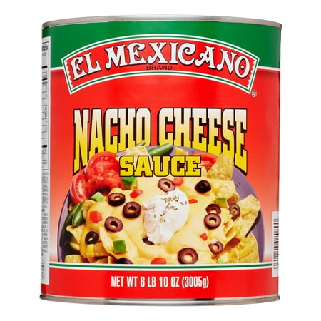 El Mexicano Nacho Cheese Sauce, 6 lb Can Shelf-Stable