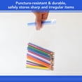 thumbnail image 7 of HygiCare Reclosable Freezer Bags, 1 Quart, Write-on Label, Double Zipper Closure, Easy to Close and Open, 300 Count, 7 of 7